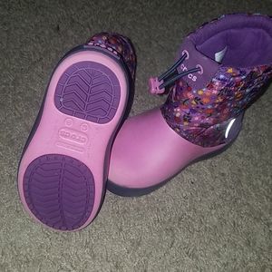Crocs rain boots (little girl)
